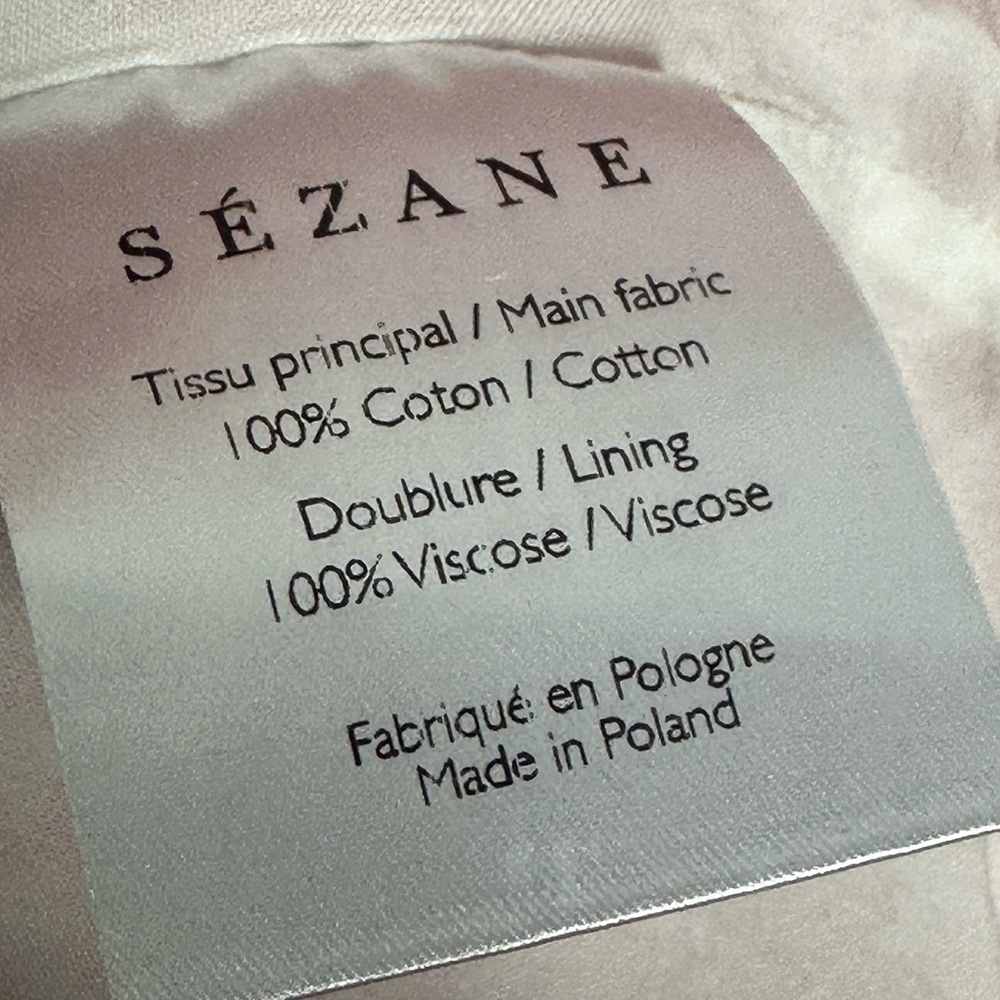 Sezane Juliette Pink Striped Midi Dress Size 34 French of US 2 Romantic Bohemian - Picture 8 of 13